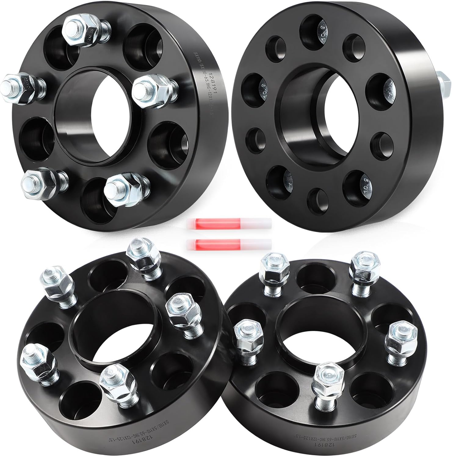 ECCPP 4PCS 5x110 to 5x110 Wheel Spacers Hub Centric 1.5" (38mm) 5 Lug fit for Jeep Compass 2017-2023| for Jeep Renegade 2015-2023| for Dodge Dart 2013-2016