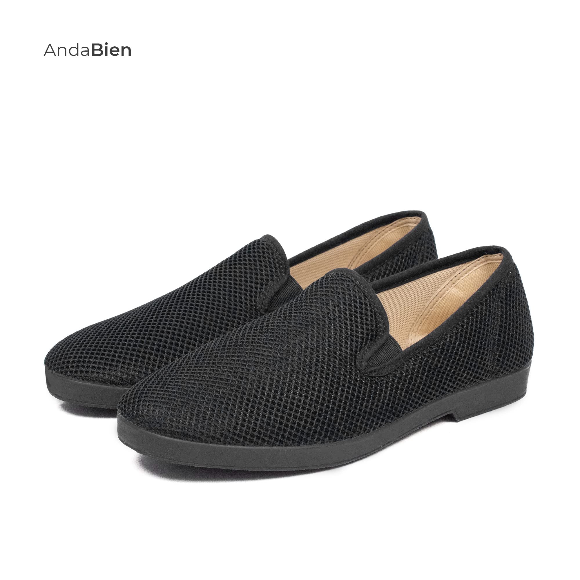 Zapatillas de Casa Hombre Mujer Unisex Verano Cómodas Respirables, Zapatos Rejilla Cuña Punta Cerrada, Suela Caucho Talla 35-46 Hecho EN ESPAÑA