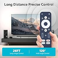 Vista 5 de Control remoto de voz de repuesto G10 para MECOOL KM7 Plus S905Y4 Android TV Box R-C-OHS-C008 Anker Nebula 4K Streaming Dongle, para Onn Strong