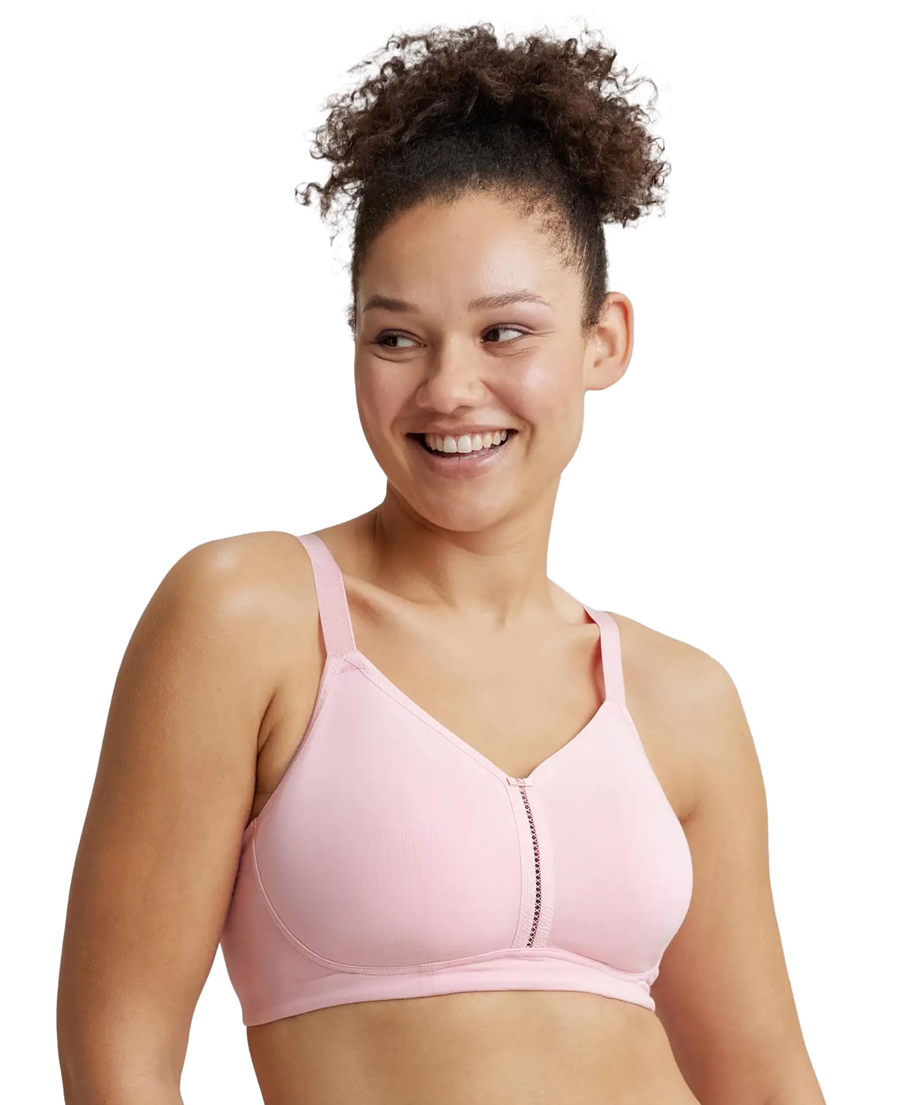 Jockey ES27 Women's Minimizer Bra| Wirefree | Non Padded | Full Coverage | Broad Wings | Super Combed Cotton Elastane Fabric