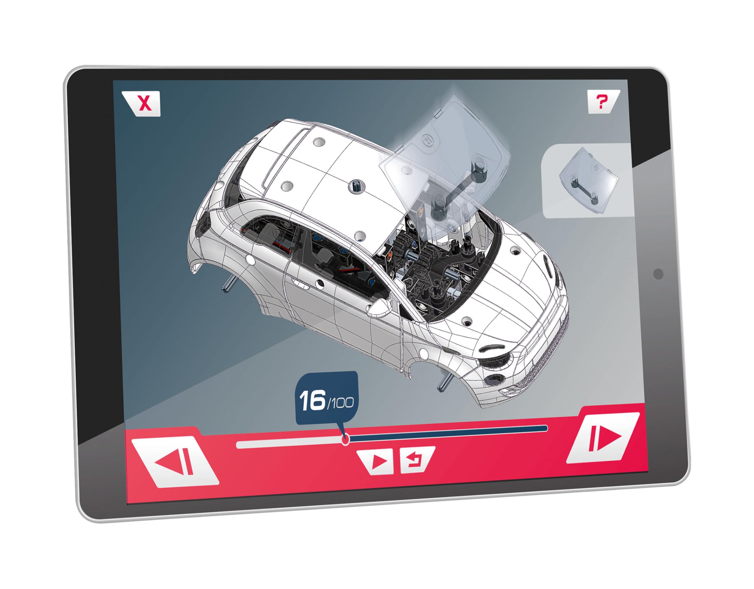 Fiat 500 Électrique Kit de Construction STEM 210 Pièces Enfant Dès 8 Ans