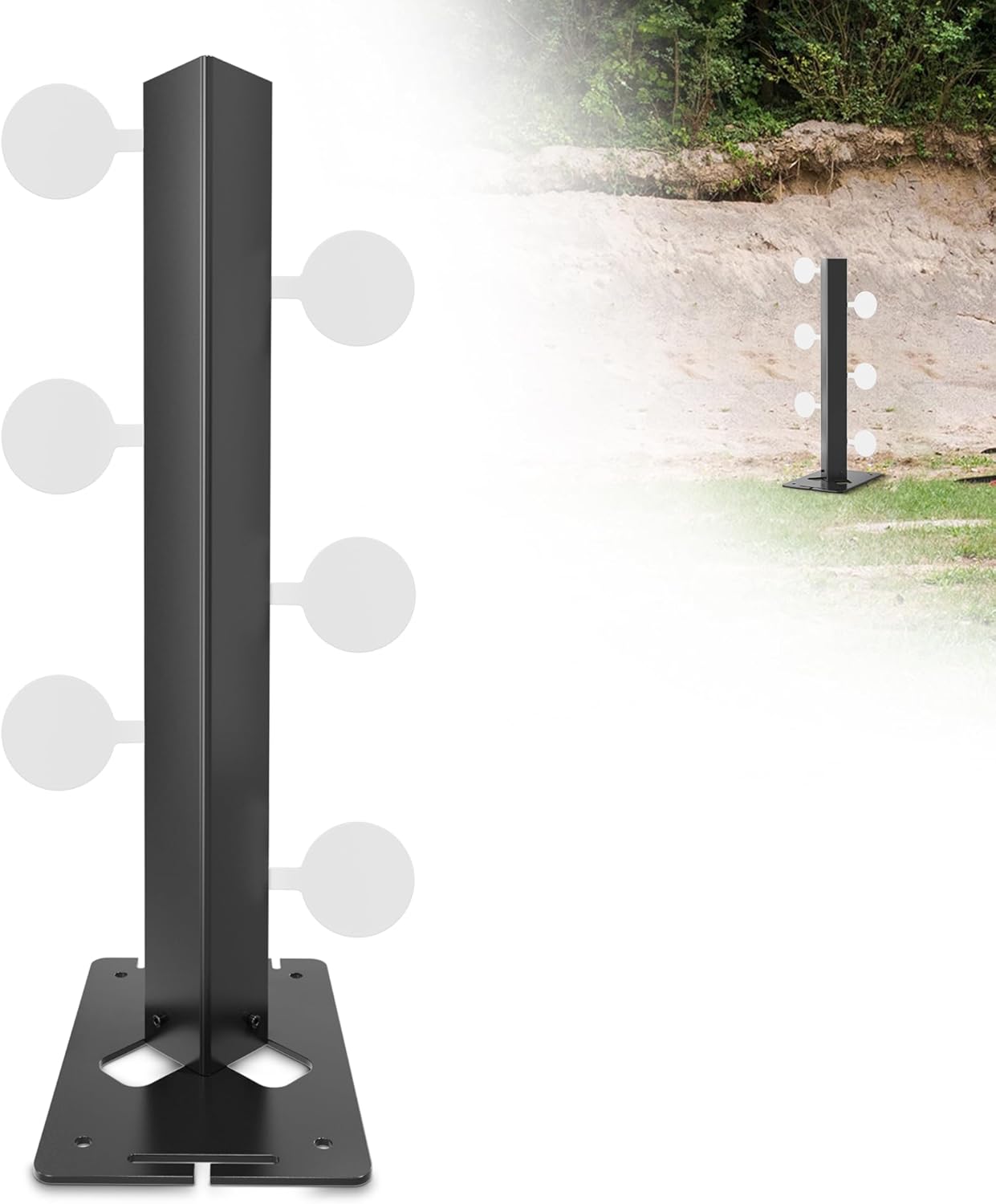 Dueling Tree Steel Target & Airsoft Gun Target Stand