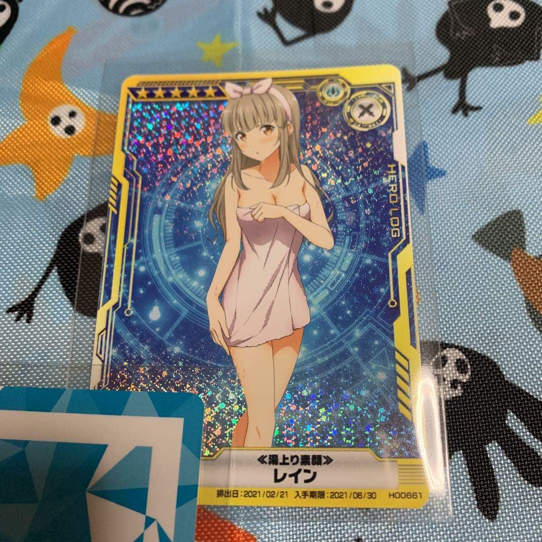ソードアートオンラインアーケード 湯上り素顔 レイン 星5ホロ アイドル 芸能人グッズ 通販 Amazon