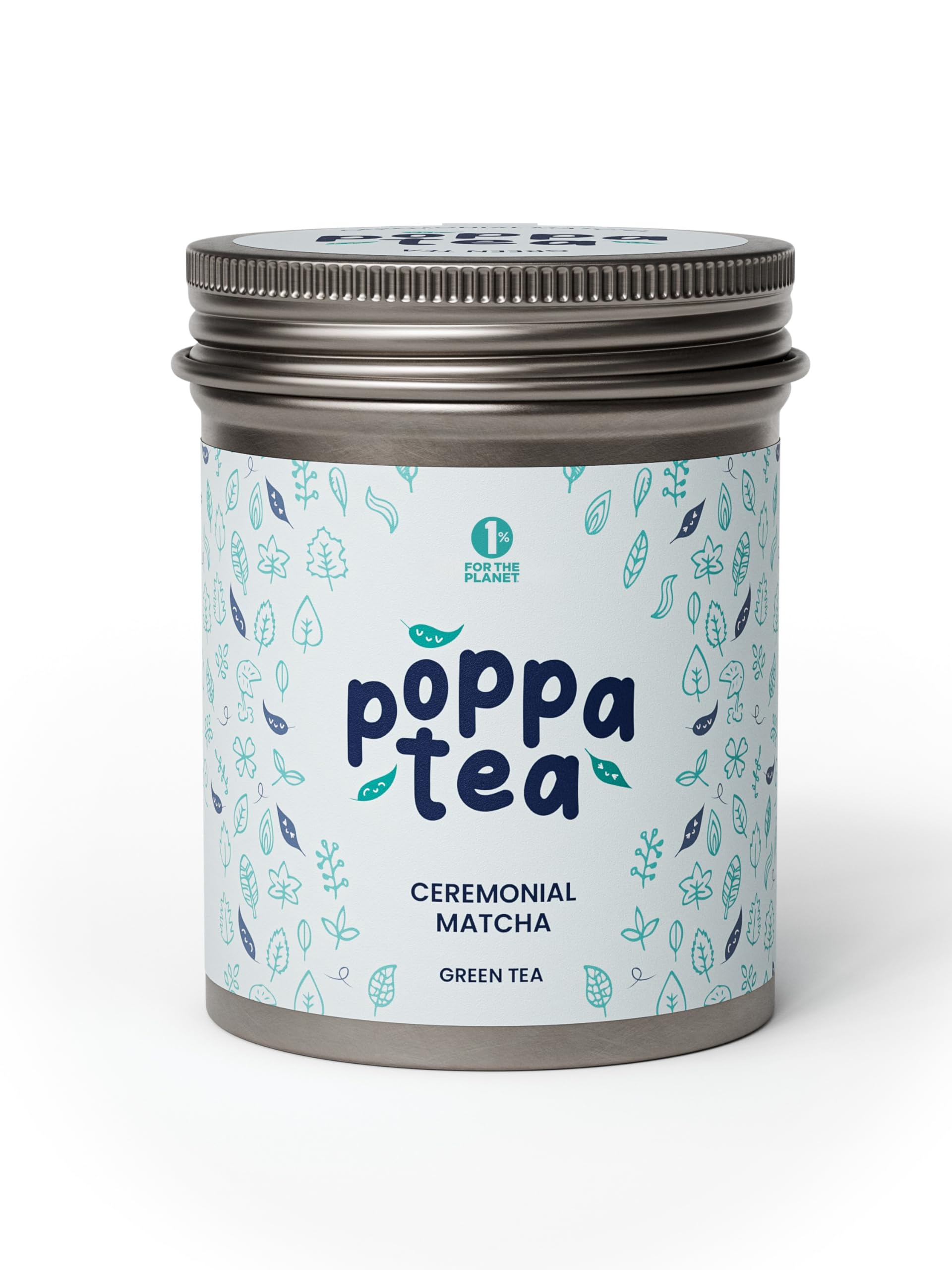 PoppaTea Ceremonial Matcha Tee - Matcha Pulver aus Japan [50g Dose] - Macha/Matscha Ceremonial Grade