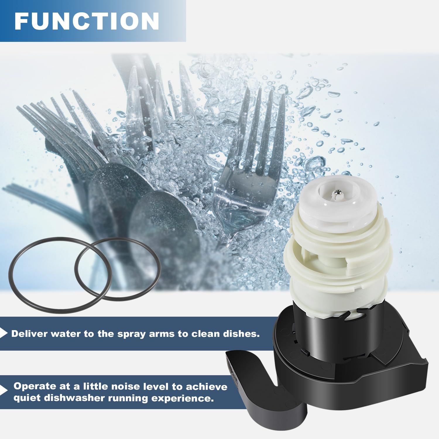Kit Motore Pompa Di Circolazione Per Lavastoviglie Frigidaire – Ricambio 154844101 LUAUTO