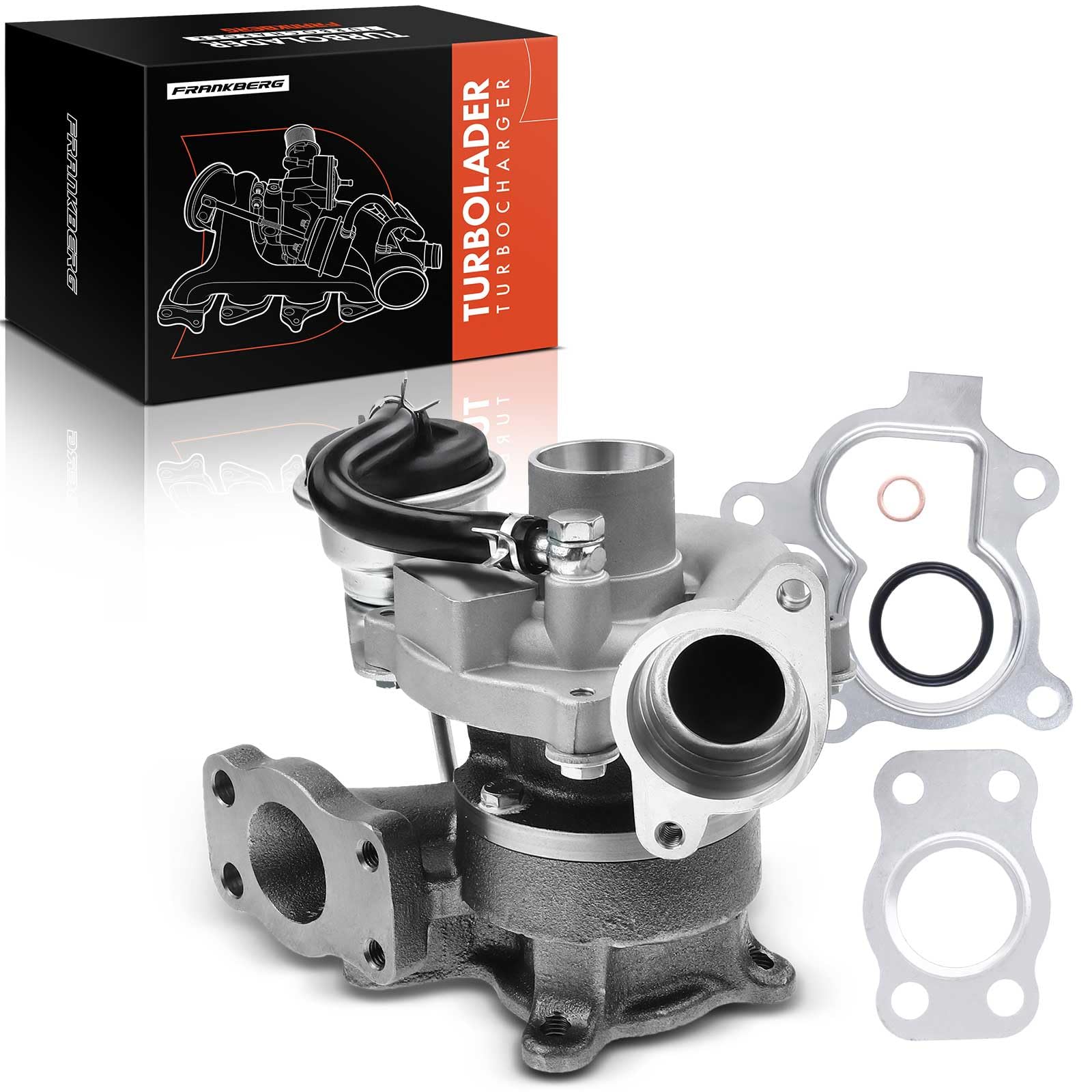 Frankberg Turbocompressore 9648759980 | Compatibile con: 23:07 PN, Fiesta V Van, C1 PM PN, Xsara N1, berlina 206, Fiesta V JD JH, 206 Van, C3 II SC, 2 giorni