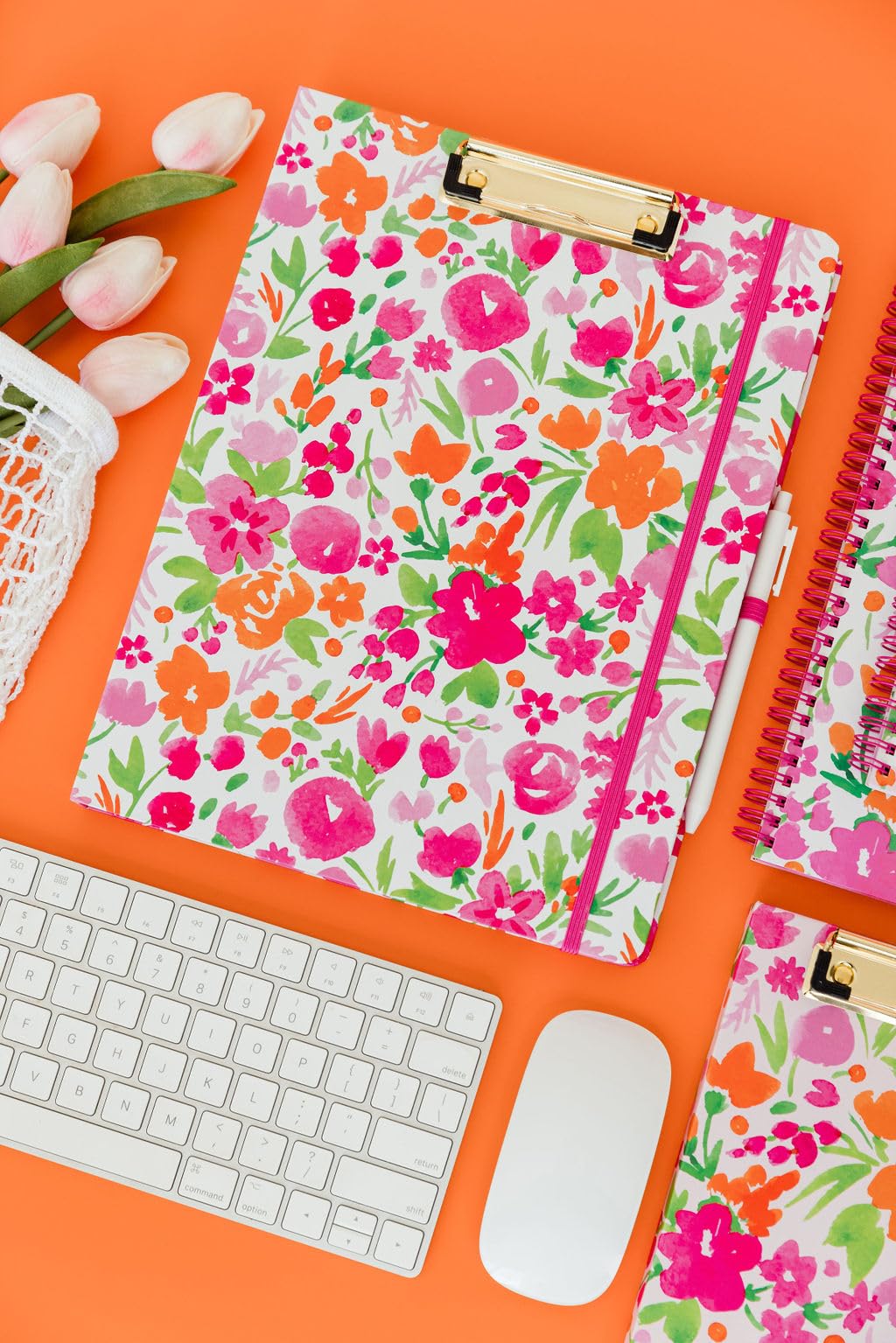 Steel Mill & Co Cute Clipboard Folio With Refillable Lined Notepad and Daily Planner, Double Clipboard Folder - Image 4