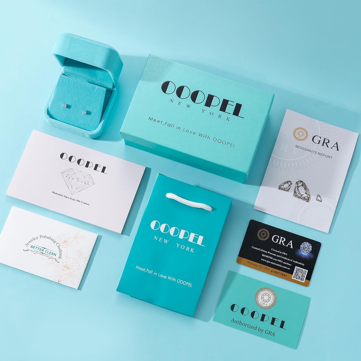 Sterling Silver Moissanite Stud Earrings - D Color VVS1 Brilliant Round Cut Lab Grown - S925 Friction-Back With Authenticity Certificate 1Ct 2Ct 3Ct - Image 4