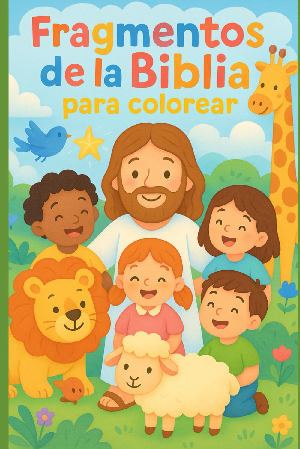 Fragmentos de la Biblia para Colorear: Dibujos Infantiles de Historias Bíblicas para Niños: Libro de colorear para niños y niñas | Actividades ... de Jesús, Noé, animales y escenas bíblicas