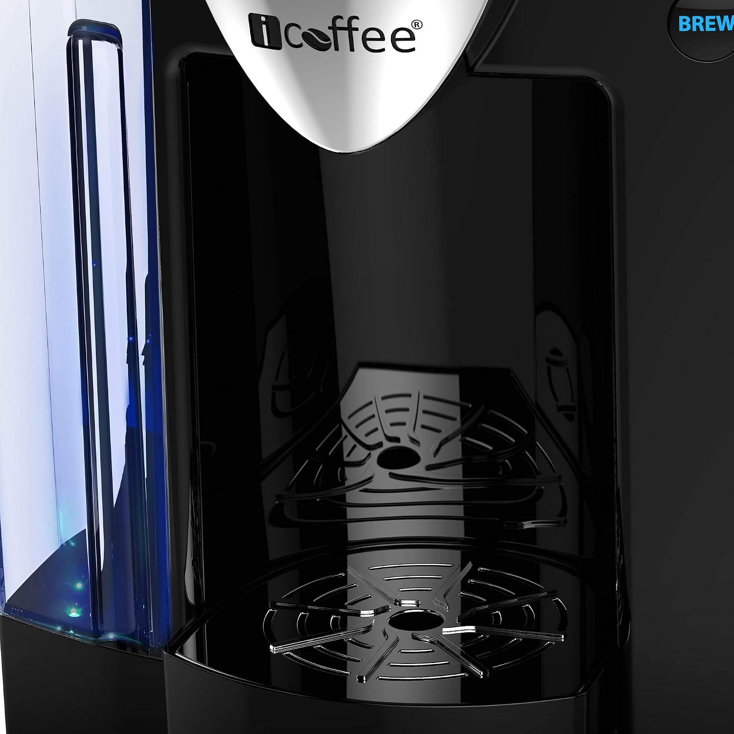 iCoffee RSS300-DAV Davinci Single Serve Coffee Brewer with Spin Brew Technology, Black