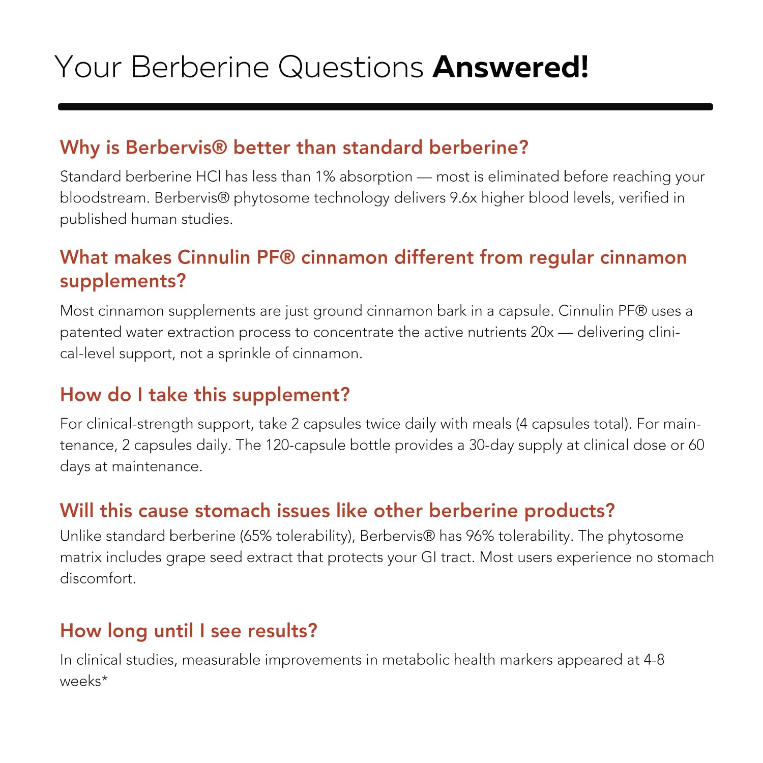 SoActive Berberine + Optimized Cinnamon, 9.6x Enhanced Absorption, 120caps — Amazon image 5