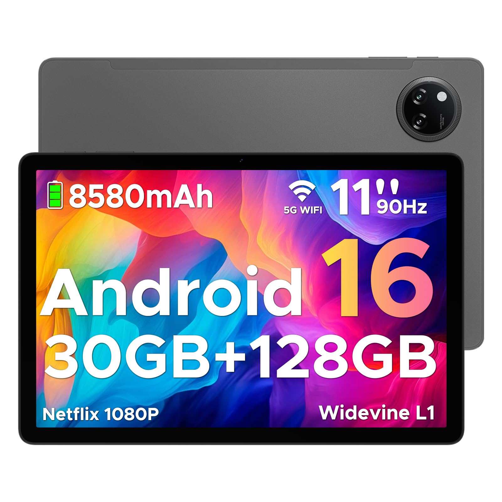 DOOGEE Tab A9 Pro+ Android 16 Tablet 11 inch, 30GB RAM+128GB ROM