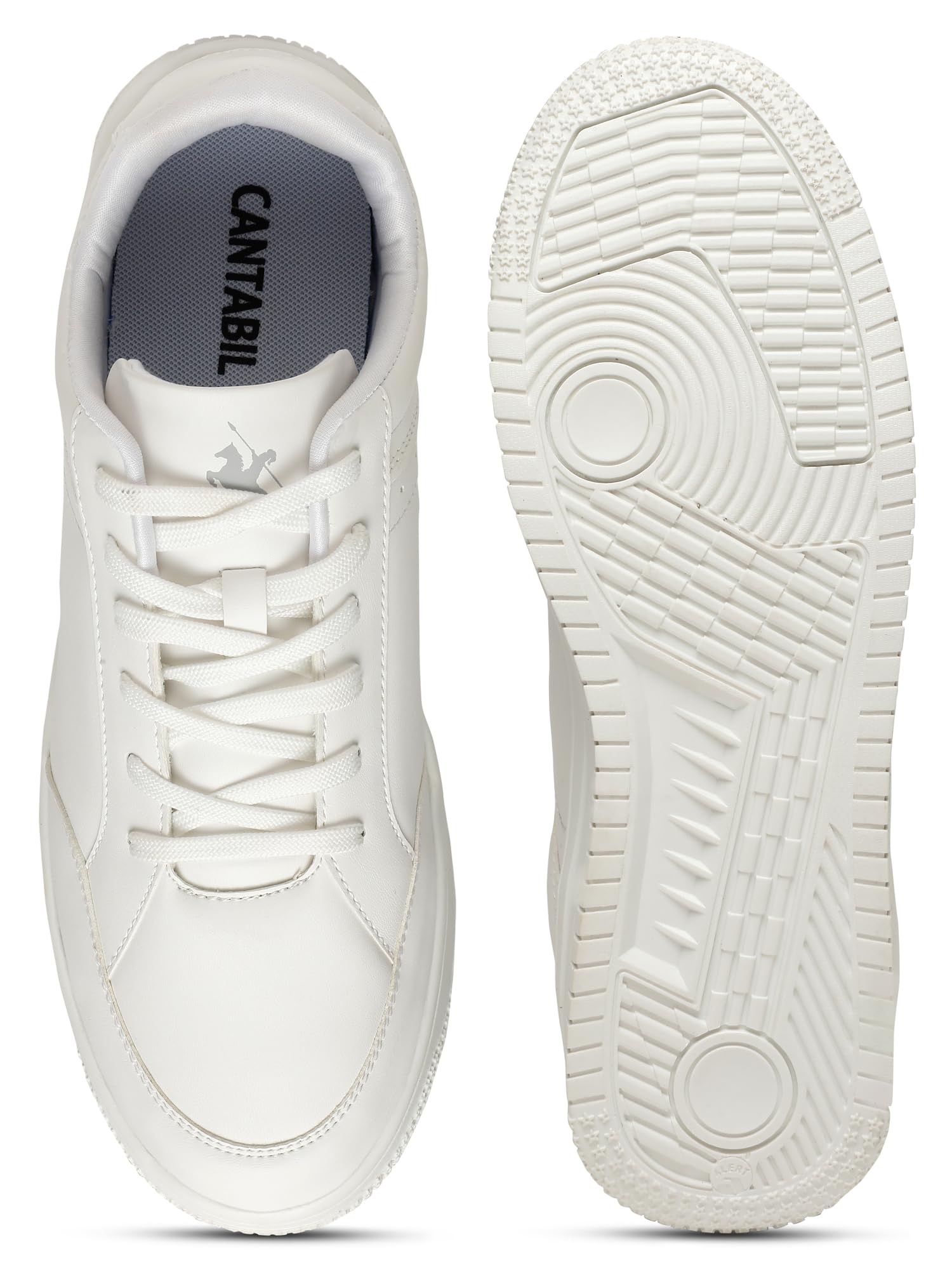 Cantabil Men White Color Block Casual Sneakers Shoes l Casual Sneakers Shoes for Men l Shoes for Men (MFTW00001A_White_25.0-25.7) (B0D9LFS5DY) Amazon Price History, Amazon Price Tracker