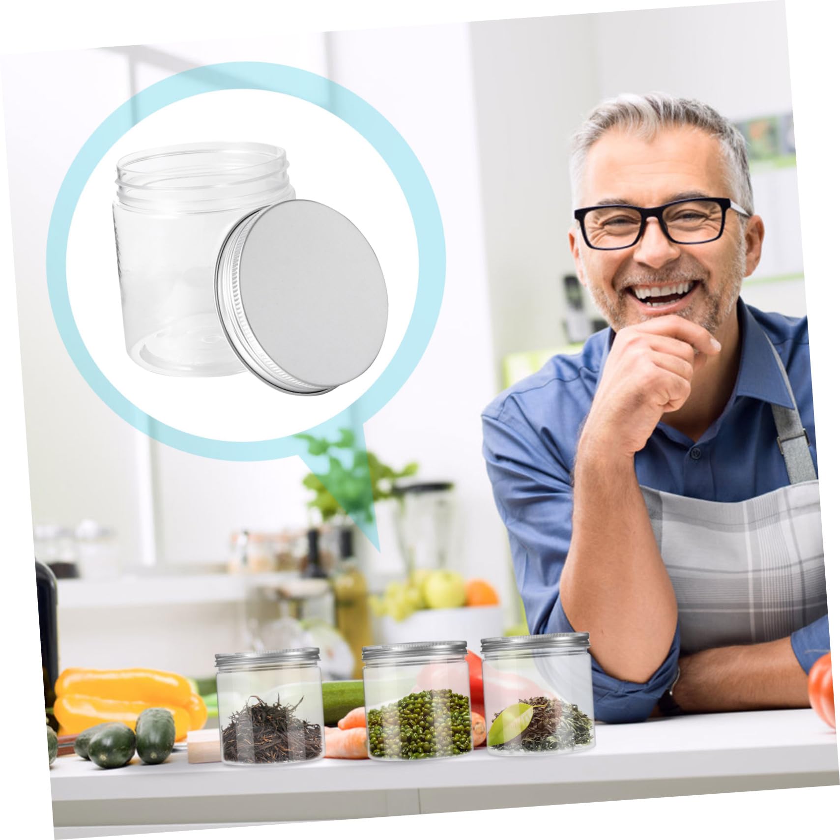 12 Piezas Unidades Botes Plásticos con Tapa Sellada para Almacenamiento de Alimentos Cocina Recipientes Resistentes y Herméticos Snacks y Cereales Organizadores Multiuso