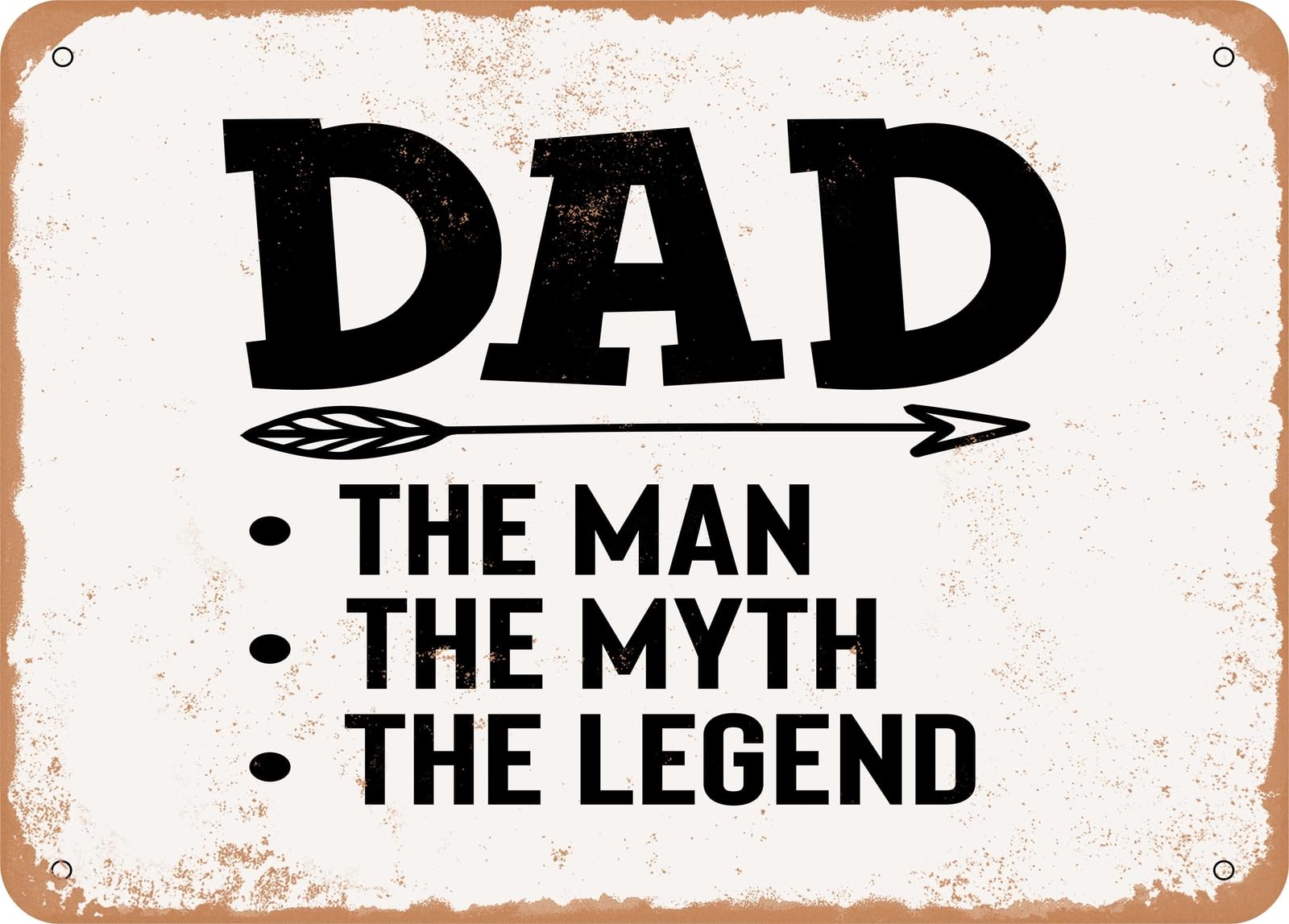 Metal Sign - Dad Mean - Vintage Look Sign home decor