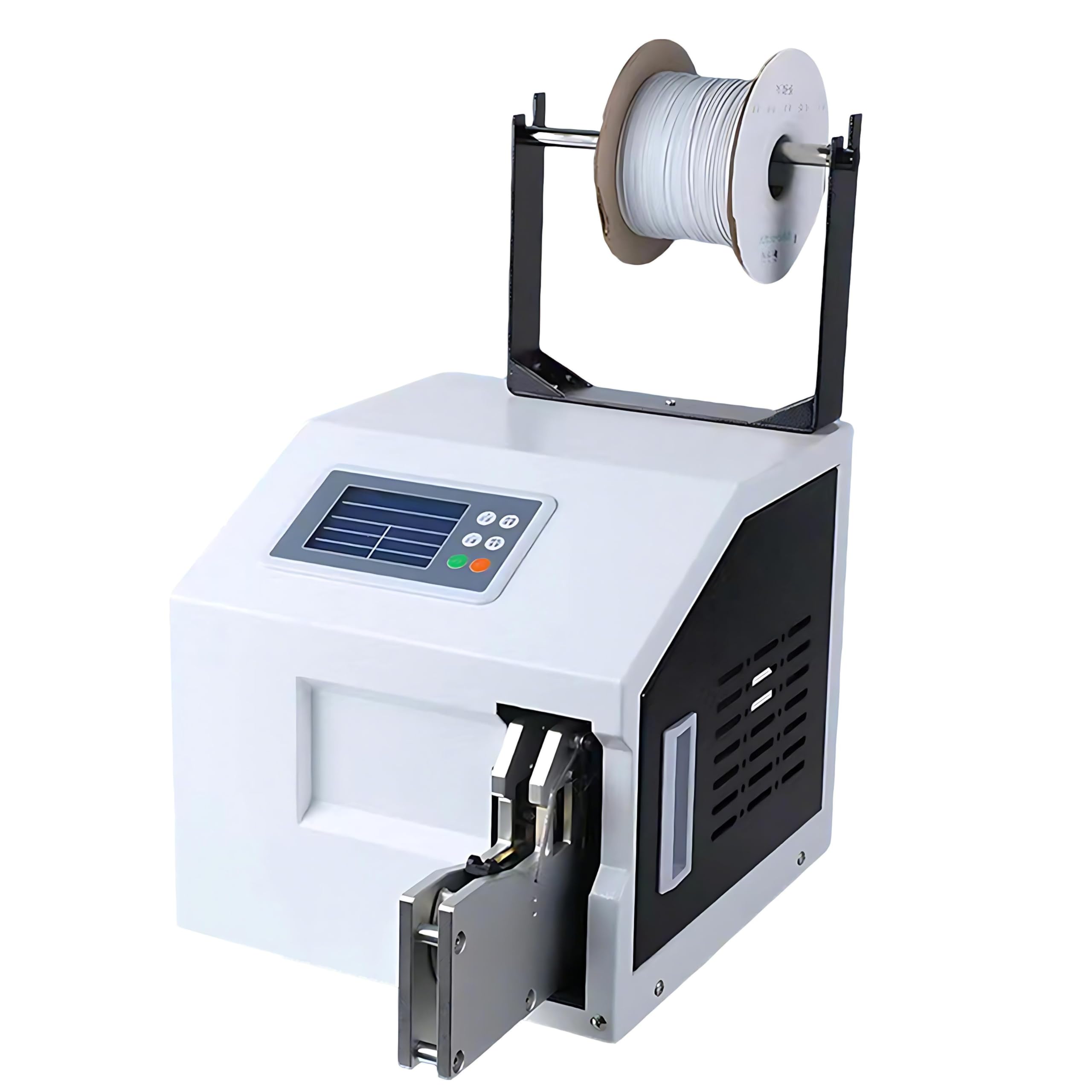 QIUNAOZI Automatic Wire Tying and Bundling Machine, Automatic Twist Tie Machine for Food, Data Setting, Automatic Binding, for Bread/Toys Twist Machine WireTyingMachine