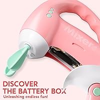 Vista 5 de Joyin Juguetes de Cocina de Juego, Accesorios de Cocina de Comida de Juguete para Niñas con Cafetera, Batidora, Tostadora con Luces y Sonidos