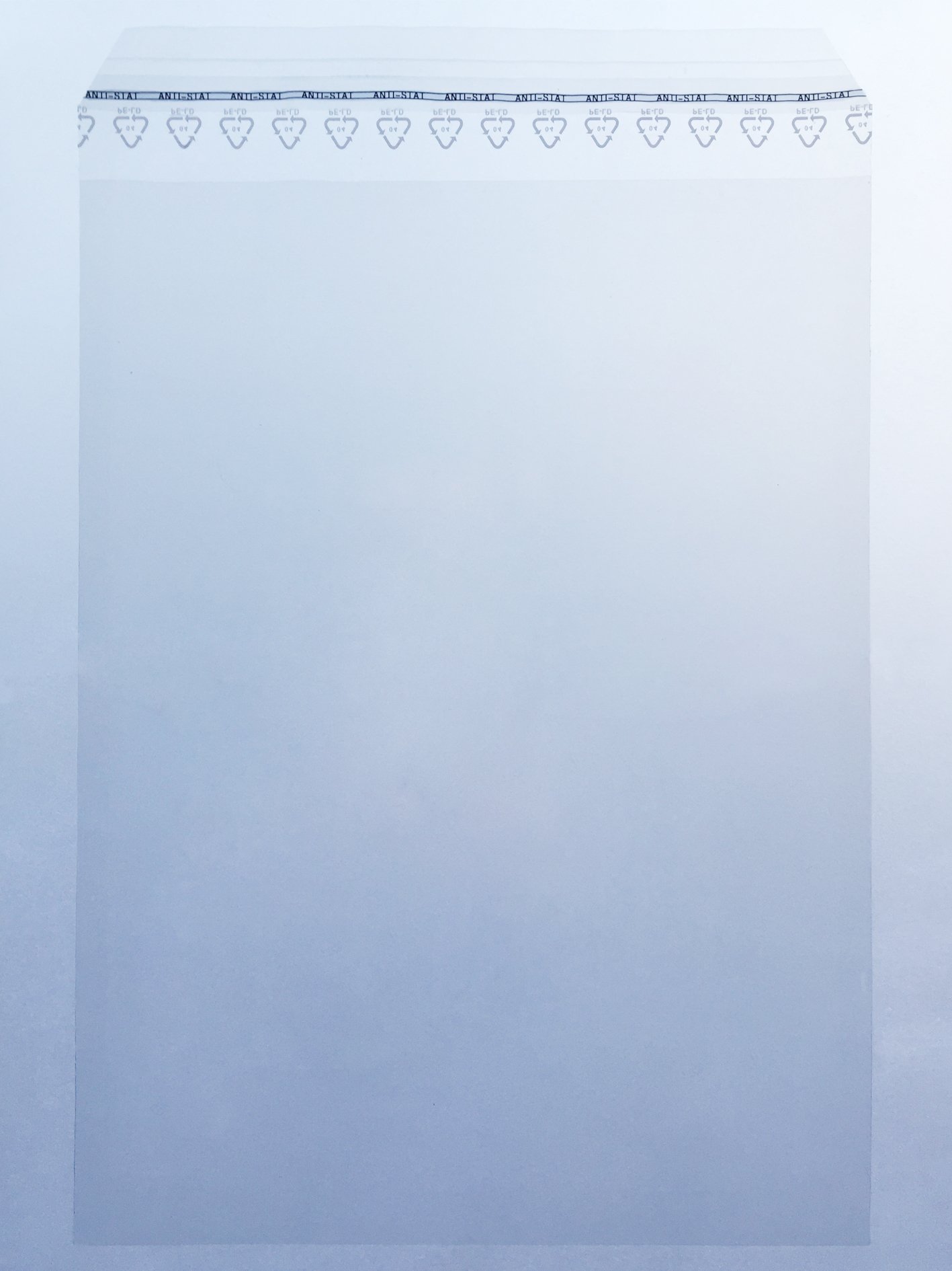 100 B4 sacchetti da spedizione, con strip adesivo, Standard: spessi 50 µm, 360 x 250 mm, transparenti