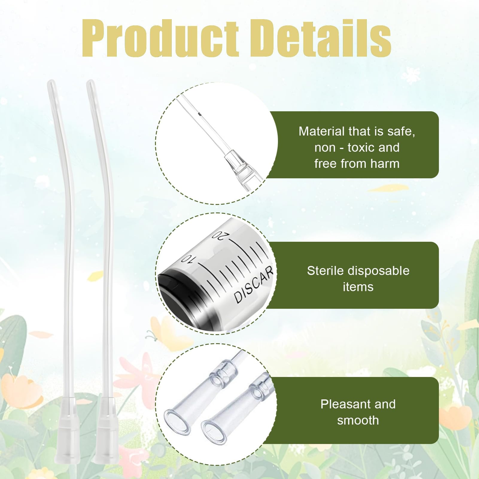 Tubes D'Alimentation Pour Oisillons,10 ML Seringue D'Alimentation pour Oiseau Avec 10 Tubes,Seringue Insuline,Seringue Alimentaire,pour Oiseaux Perroquets Et Petits Animaux Pour Lait Eau Médicaments