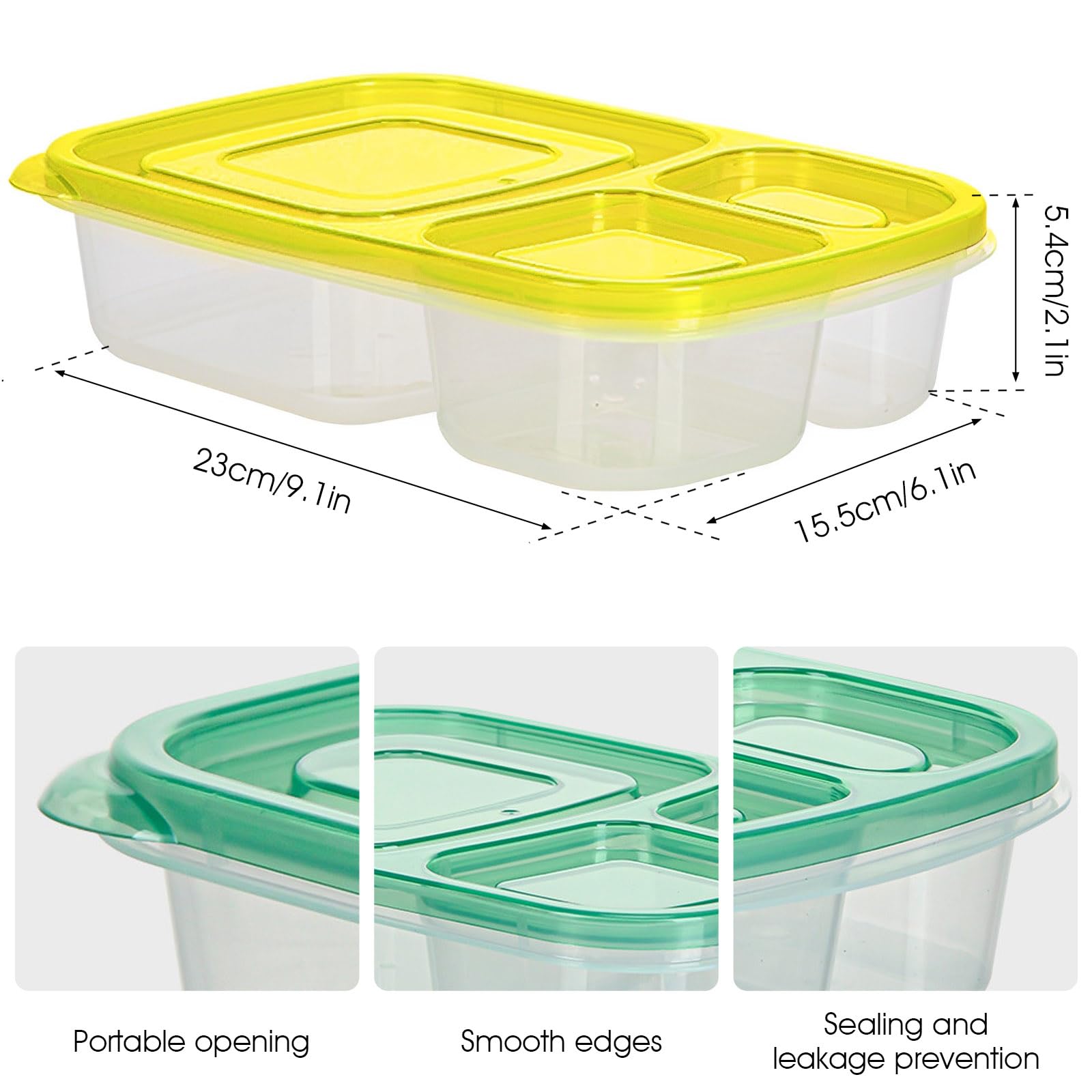 Tupperware Snack & Go Contenitore per Insalata con Cucchiaio, 600 ml, Colore Arancione e Verde