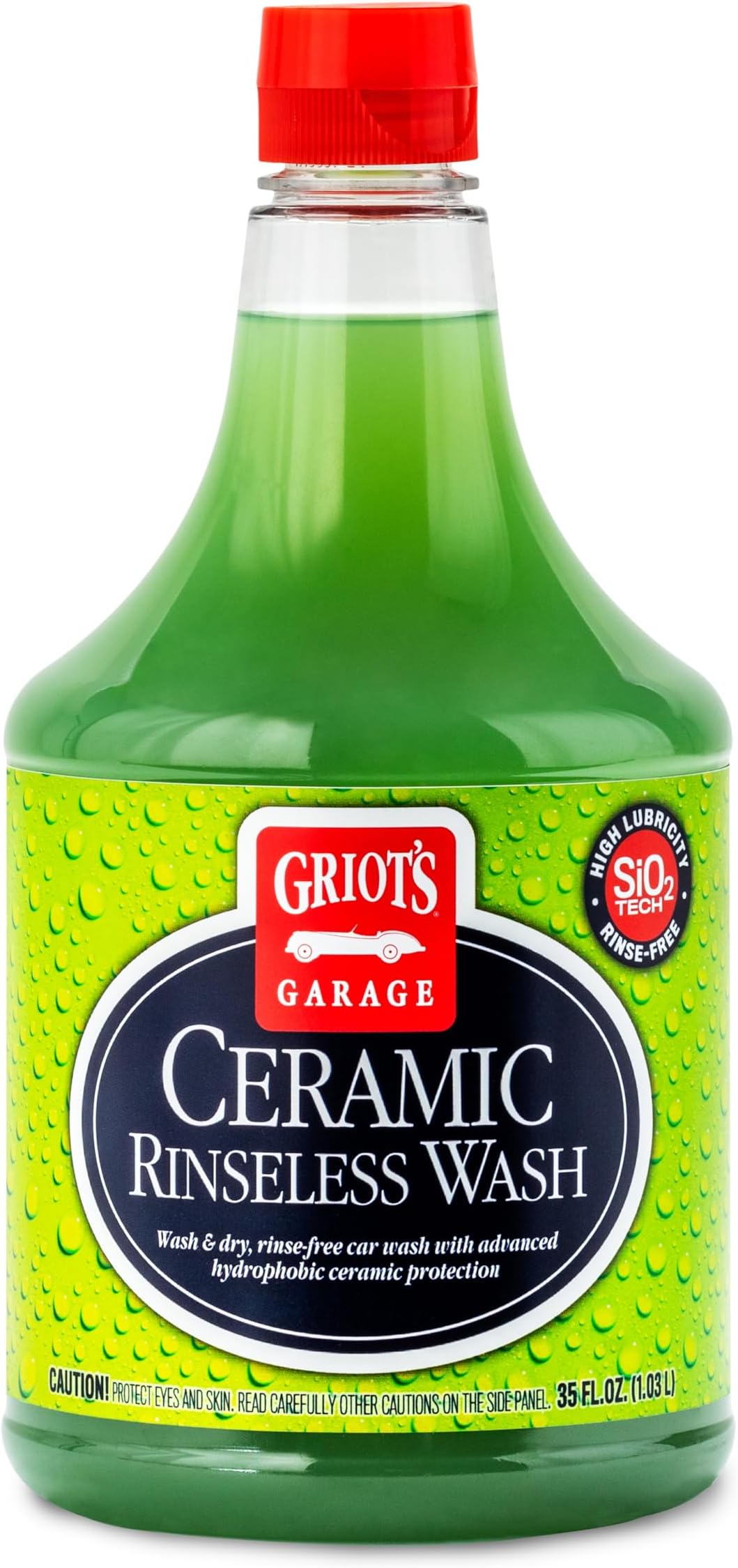 Griot's Garage 10818 Ceramic Rinseless Wash 35oz Waterless