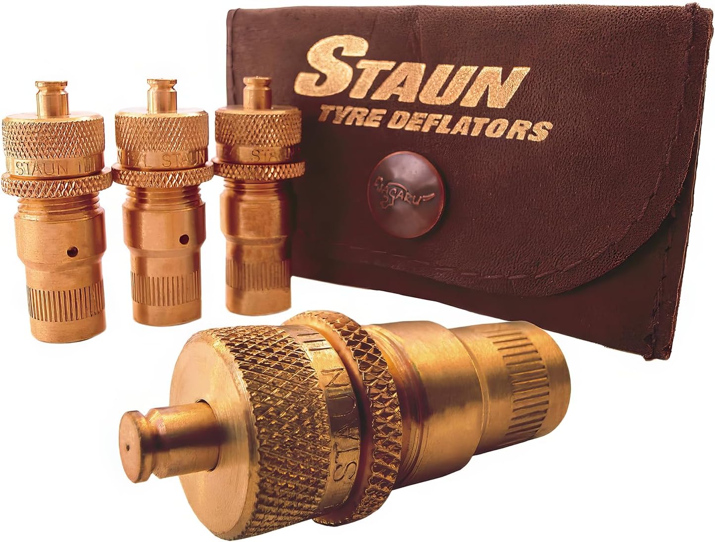 The Original Aussie" STAUN TYRE DEFLATORS - 6-30 PSI (PRESET TO 18 PSI)