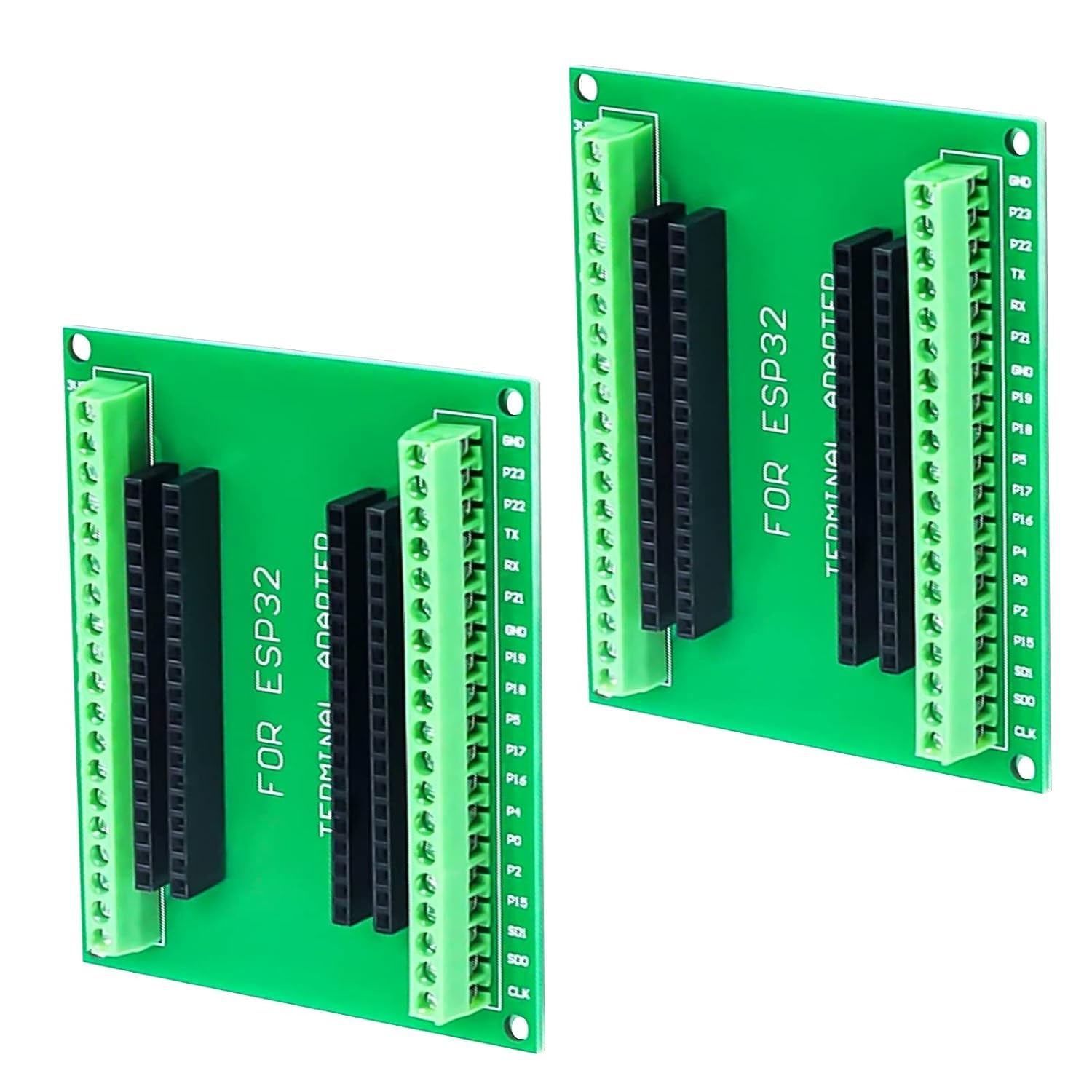 Binghe 2 pezzi ESP schede di espansione, ESP scheda con 38 pin WiFi + Bluetooth 2 in 1 Dual Core CPU a basso consumo energetico compatibile con scheda ESP a 38 pin