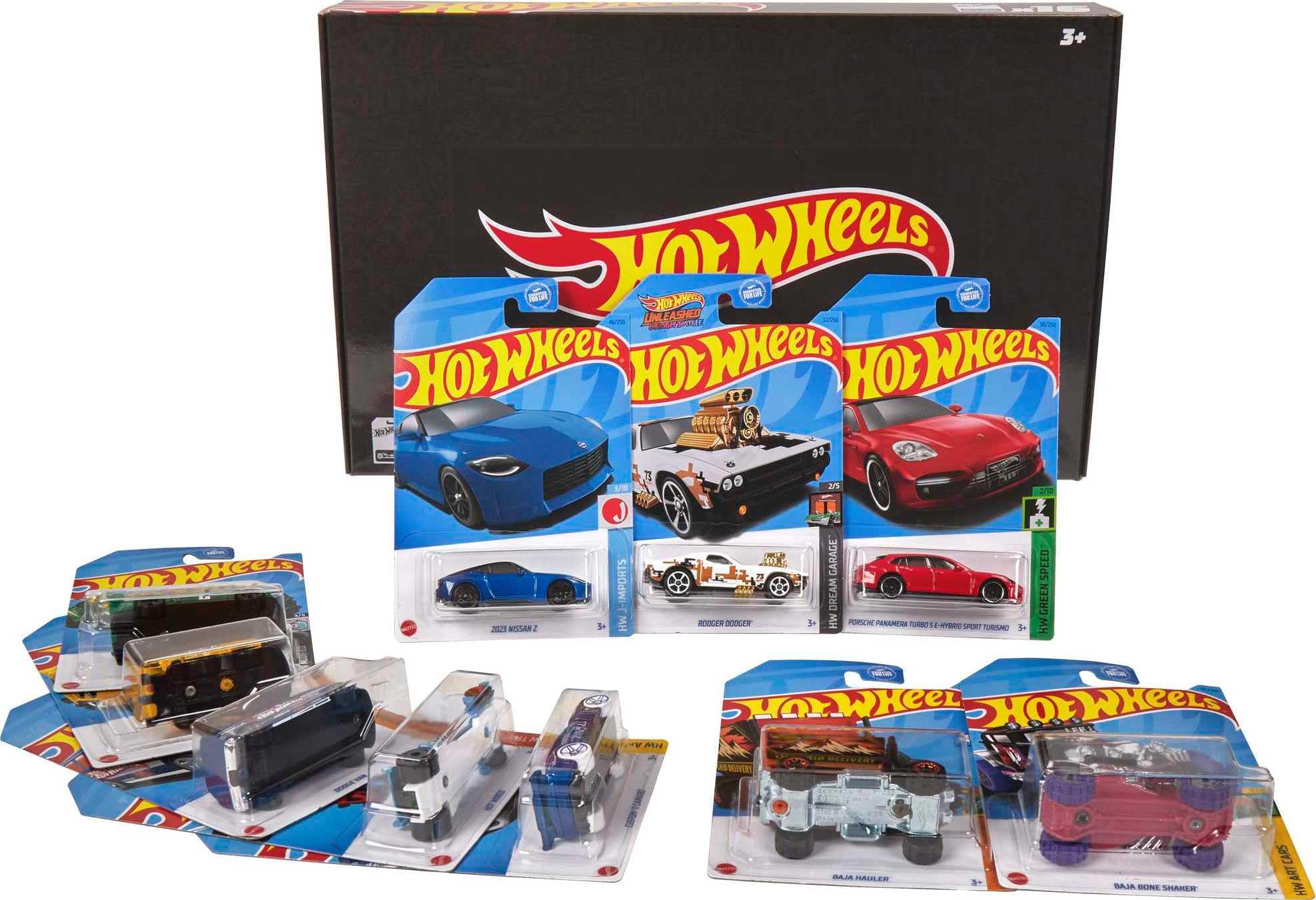 Hot Wheels ミニカー 16台セット コレクションケース付き Amazon.com: Hot Wheels Black Box 16 Die-Cast Toy Cars or Trucks in