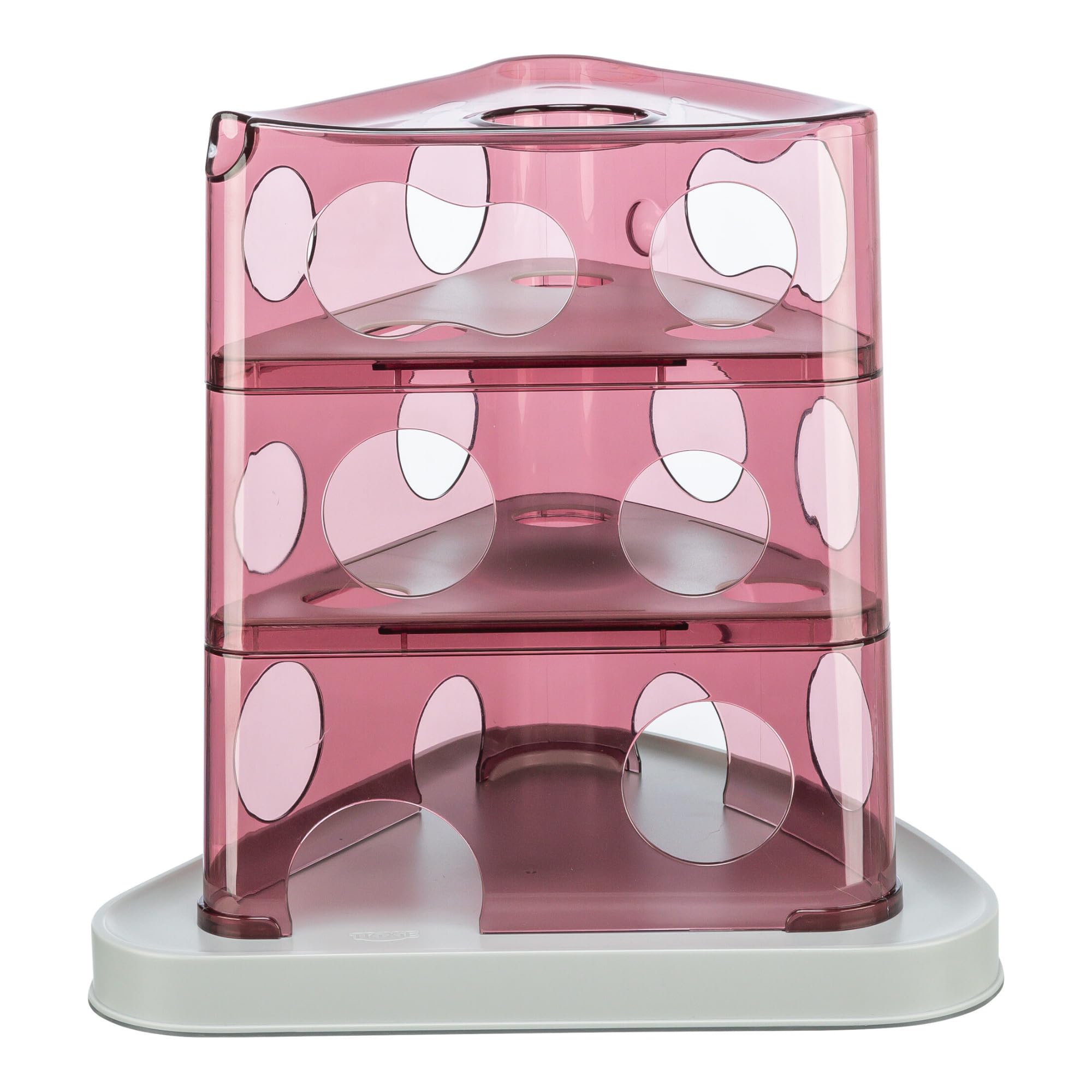 Trixie Cheese Tower Interactive Cat Toy, Enrichment Toys for Indoor Cats, Treat Puzzle Interactive Play and Mental Stimulation