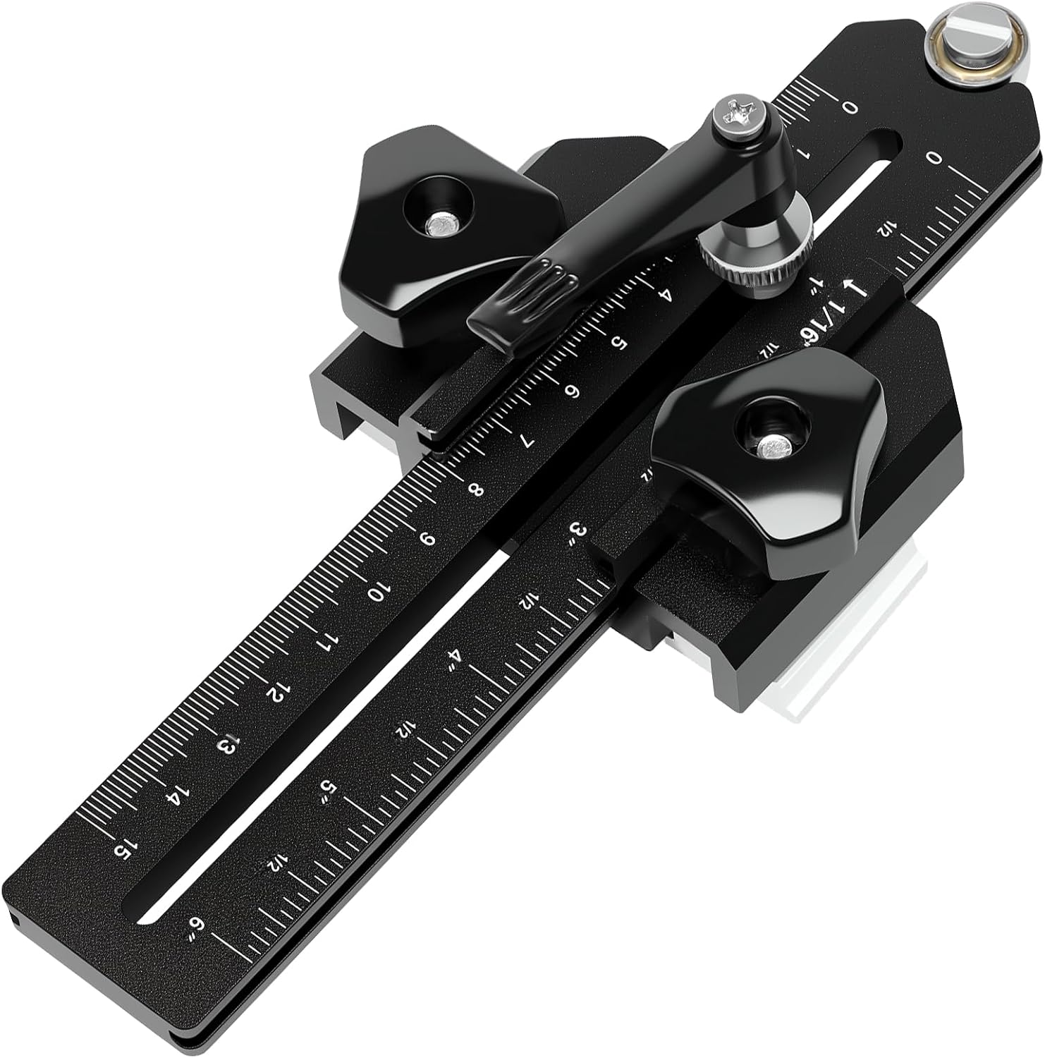 Thin Rip Jig Table Saw Jig Guide for Making Repetitive Narrow Strip Cuts,Fast Table Saw Jig Guide Woodworking Tools Fit for 3/8"x3/4" T Slot,Fast Thin Ripping Guide for Table Saw Band Saw Router Table