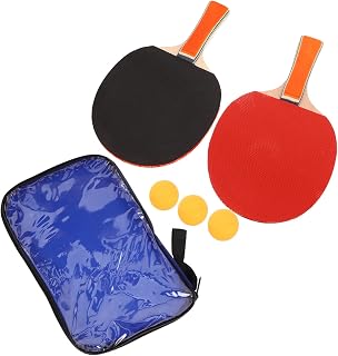 Table Tennis Training Set with Wooden Rackets and Rubber Balls