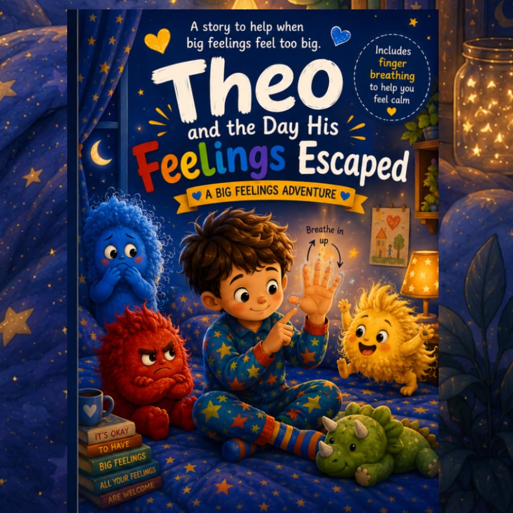 Theo and the day his feelings escaped: Helping children understand BIG feelings and find calm