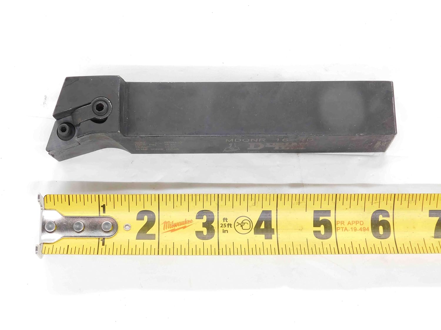 Dorian Tool MDQNR 16-4D Lathe Turning Tool Holder 1" Shank DN..43. Inserts USA - DM3615BU5