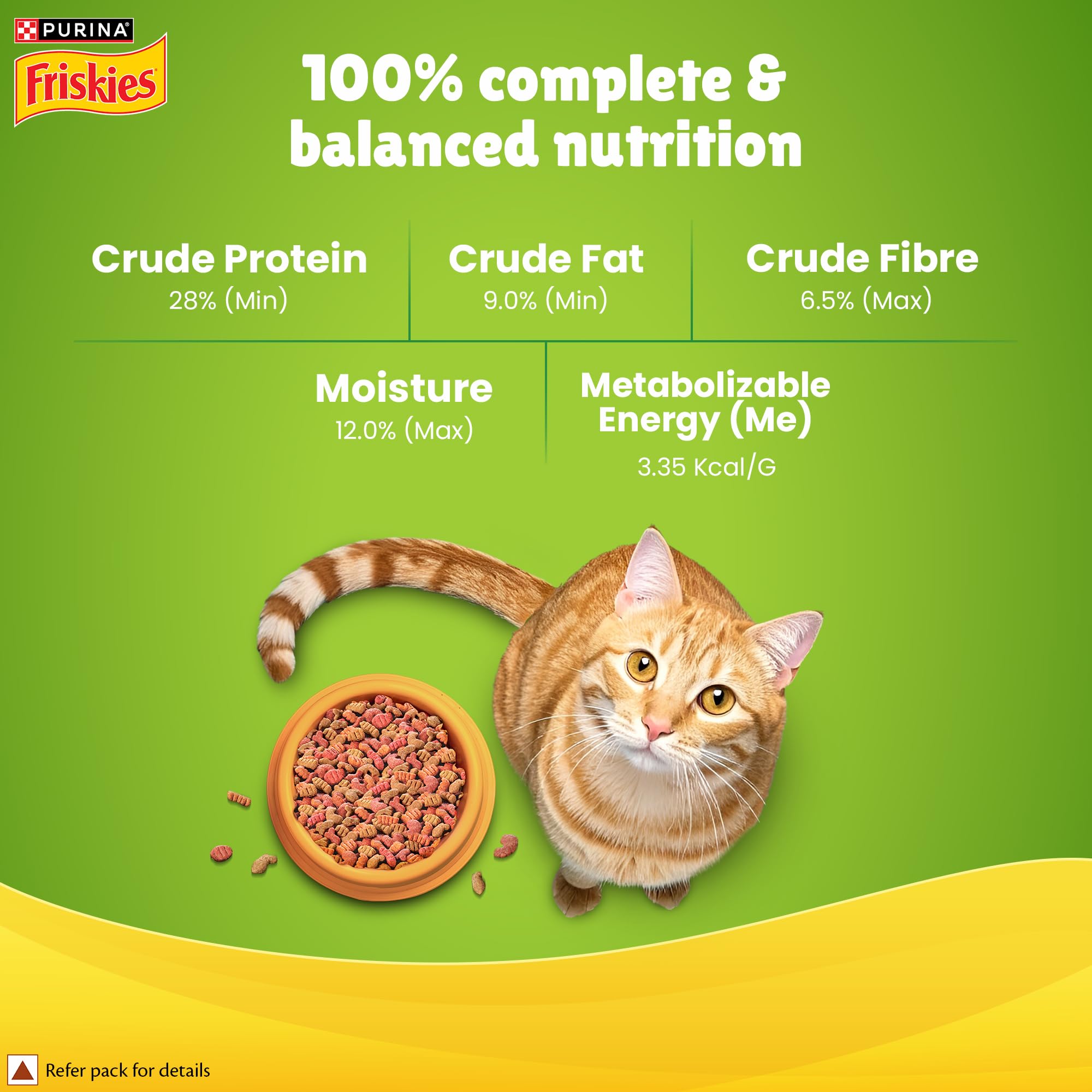 Purina Friskies Indoor Delights, Dry Food for Adult Cats, 1kg Pack 1