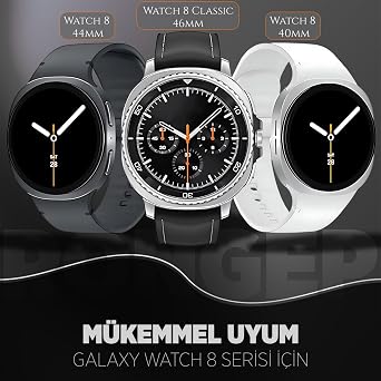Compatible with Rongep Samsung [2025] Travel Loop Lanyard Comfortable Fabric for Galaxy Watch 8 44mm/40mm/Classic 46mm Watch8 Classic Lanyard Sweat-Free Comfortable Design Galaxy Watch 8 Lanyard