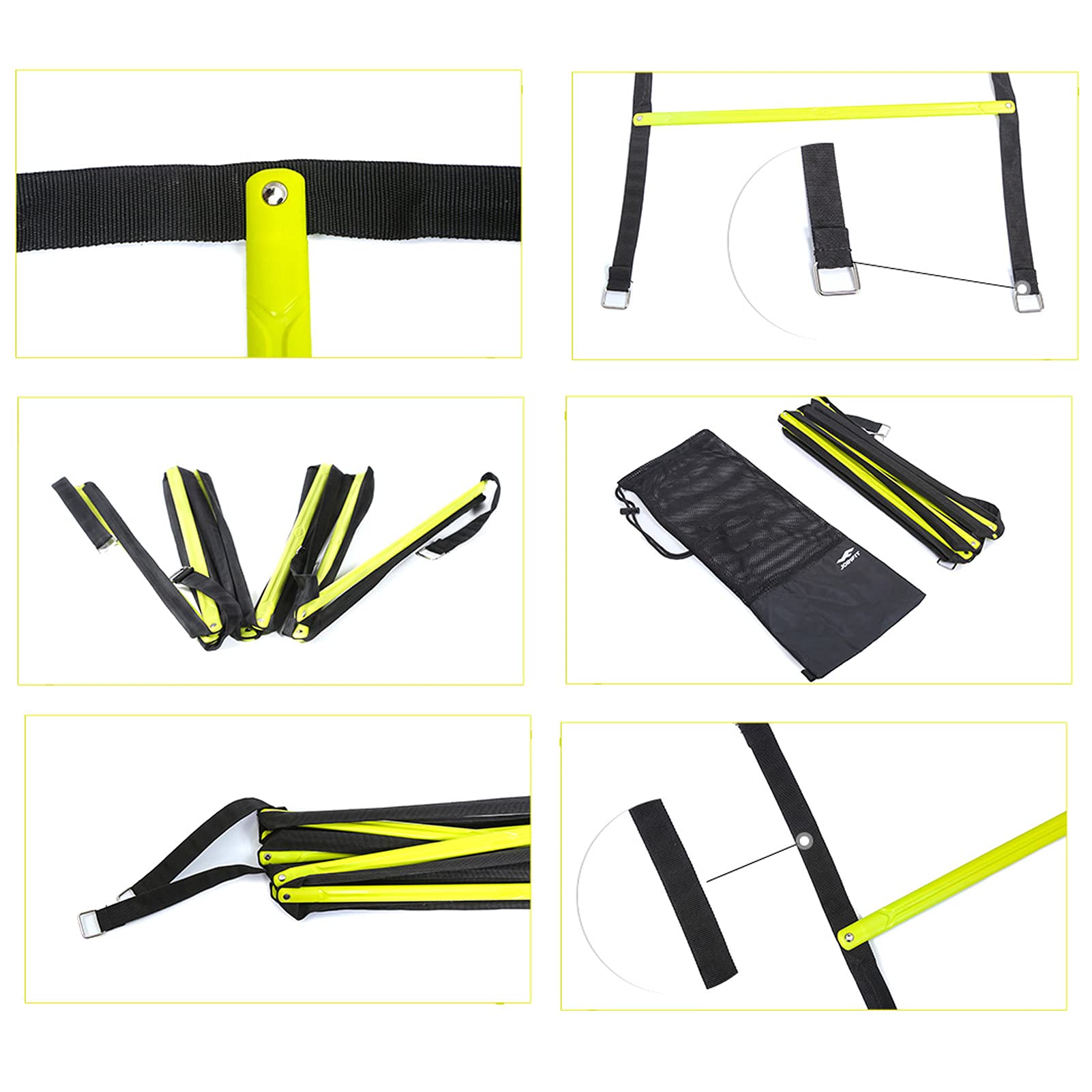 Agility Ladder 2,5 M Allenamento di velocità for Adulti Calcio