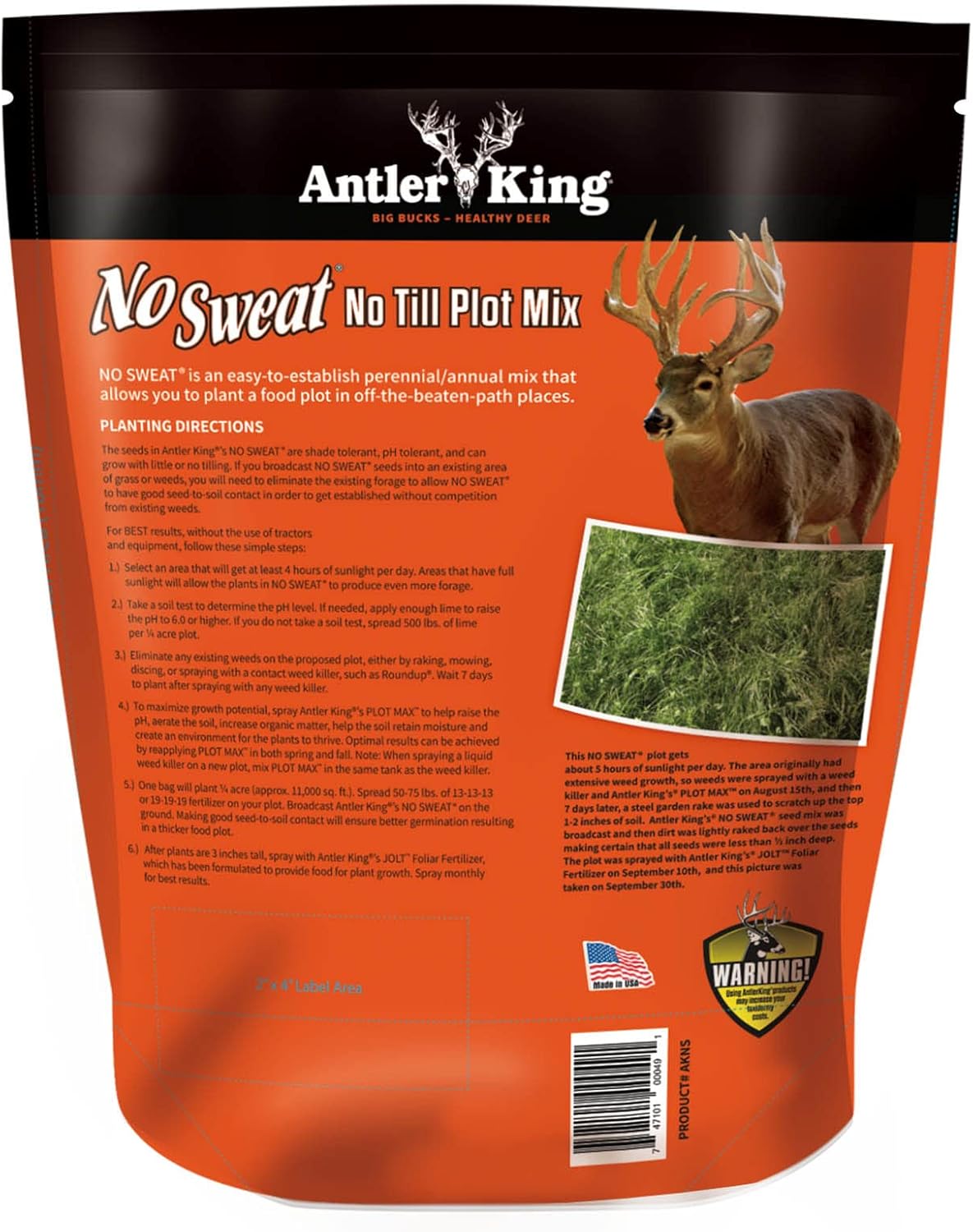 Antler King No Sweat No Till Plot Mix