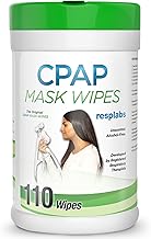 resplabs CPAP Mask Wipes Unscented Cleaner for Full Face, Nasal Masks & Supplies 110 Wipes