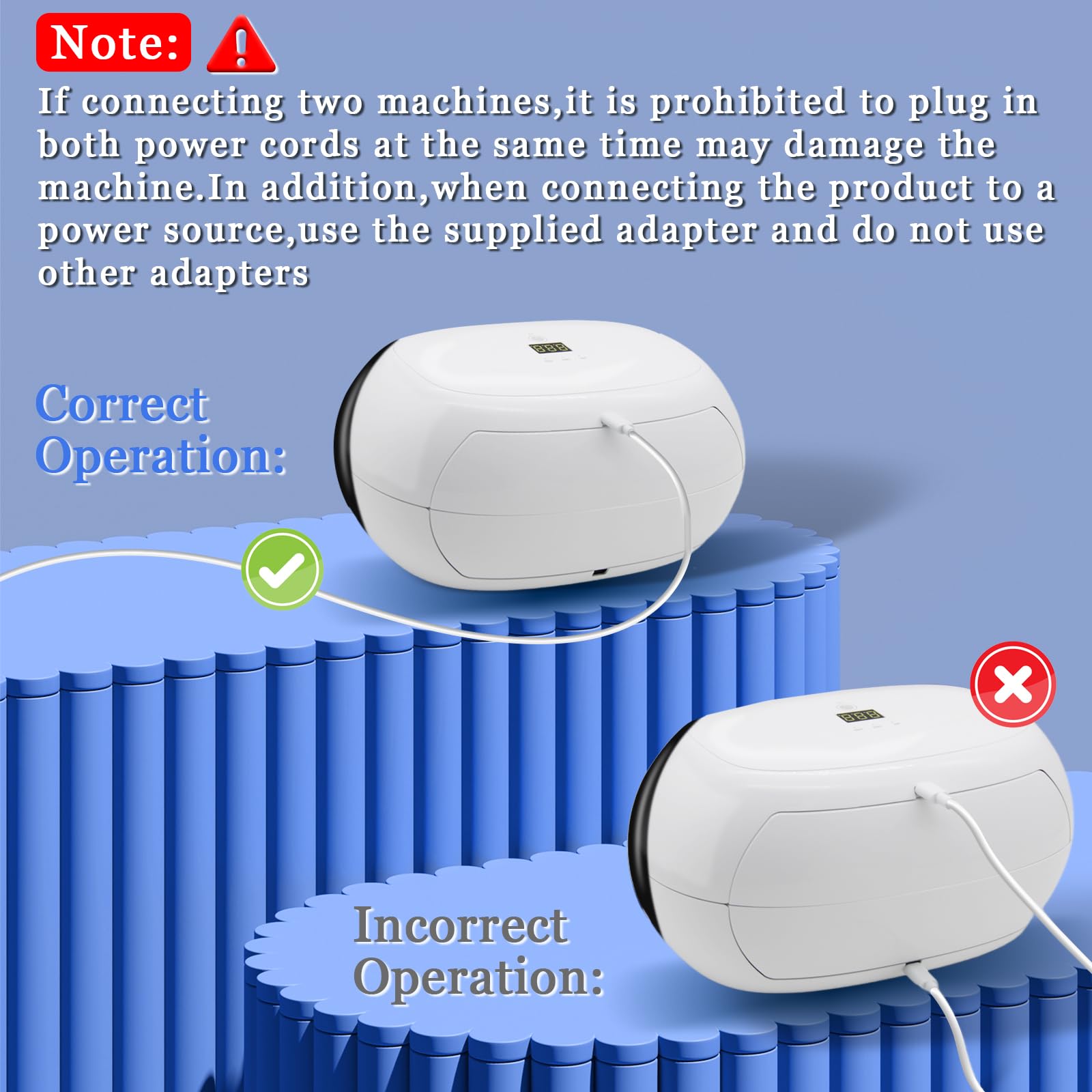 Lámparas de Curado UV de Resina de Doble Cara,Puede Utilizarse por Separado,Lámpara de Resinas UV de Curado Rápido de 60W con Pantalla LED,Para el Curado de Resinas,Fabricación de Joyas