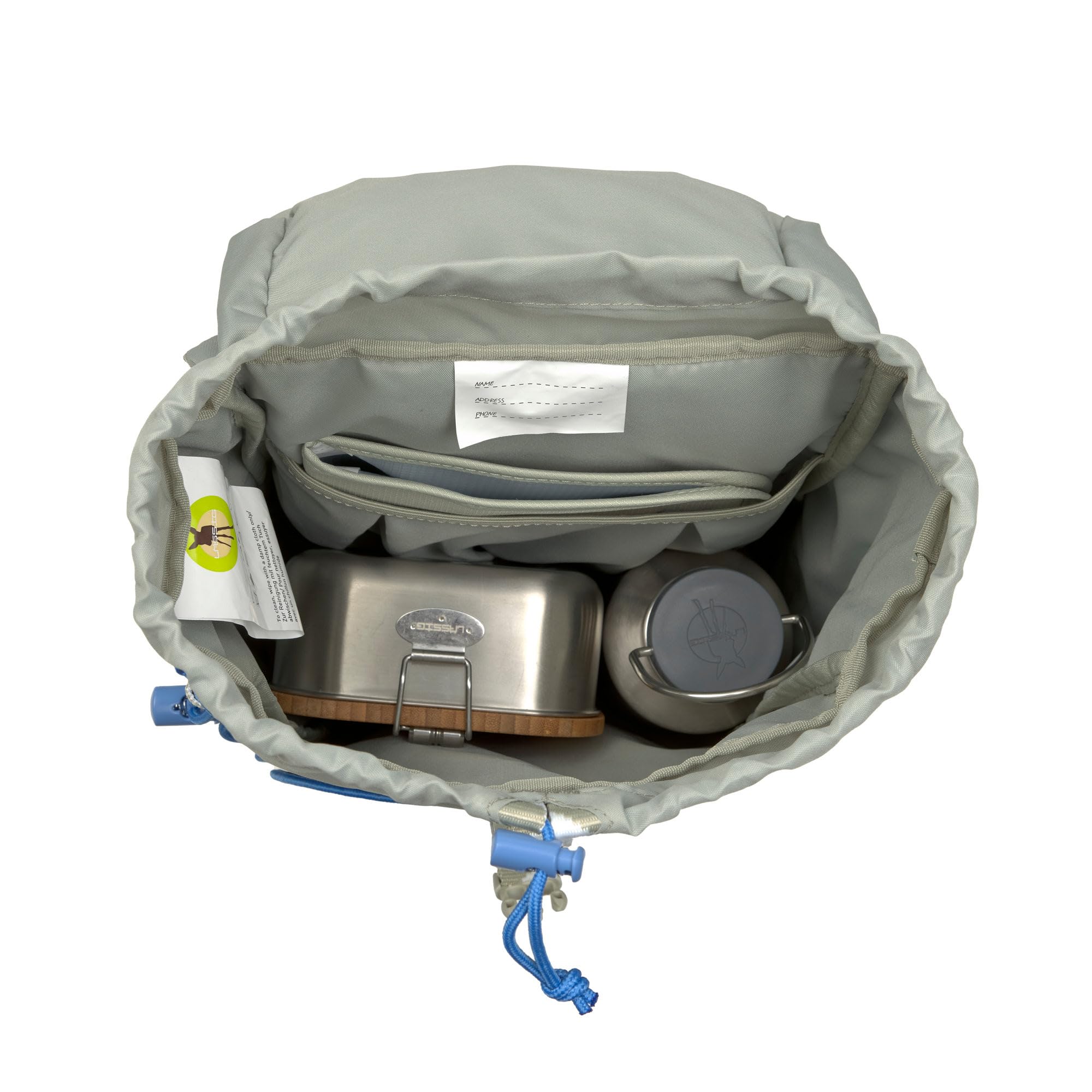 LÄSSIG Sac à Dos pour Enfants Sac à Dos de randonnée - à partir de 3 Ans - 9 litres/Mini Outdoor Backpack Sunny Explorer Green/Blue