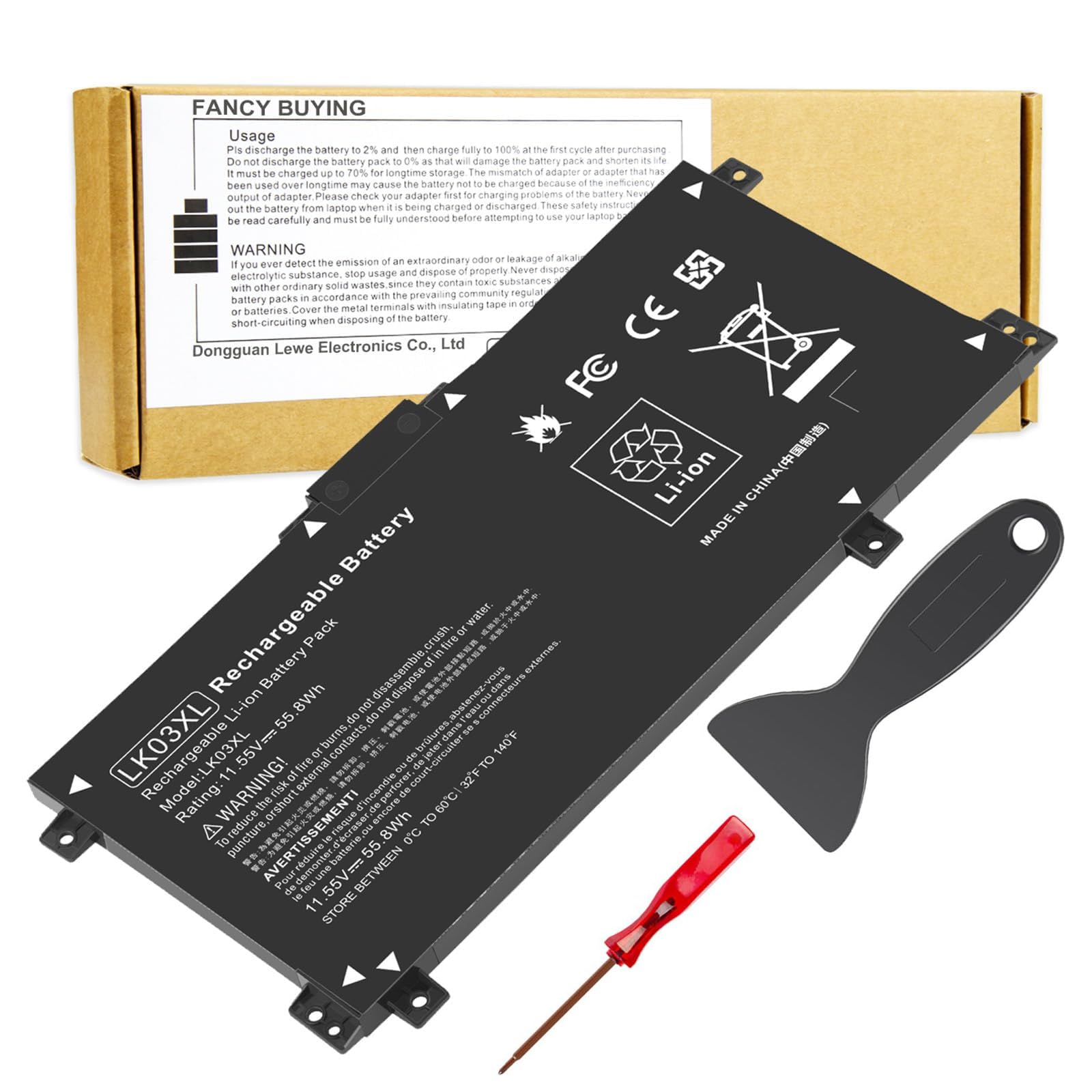AG-HPX305+バッテリー Amazon.com: LK03XL 916814-855 Battery for hp Envy x360 Convertible