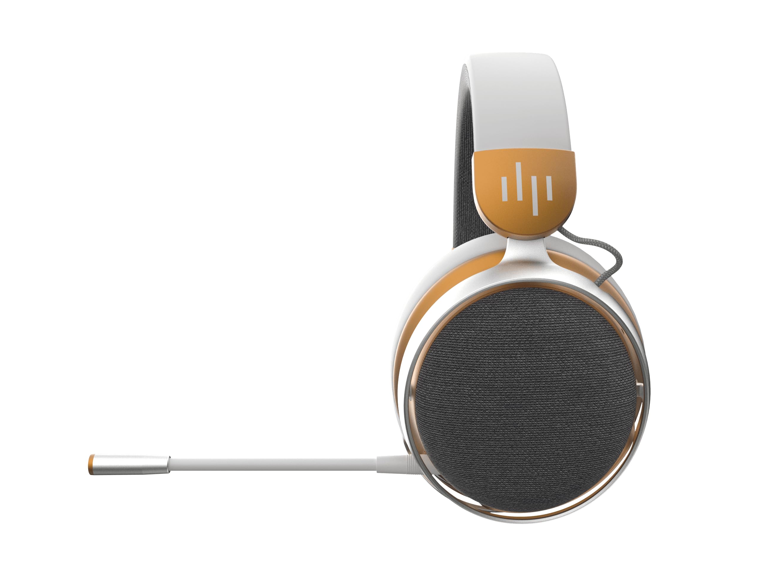 Dark Project SONO - Cuffie wireless da gioco, Bluetooth 5.3 e 2,4 GHz, driver al neodimio a doppia camera da 53 mm con diaframma composito, microfono omnidirezionale staccabile e cuscinetti auricolari