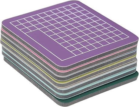7Pcs Mini Cutting Mat Self Healing Colorful Craft Board for Paper Carving, Hand-Made Accessories for Stamp Carving