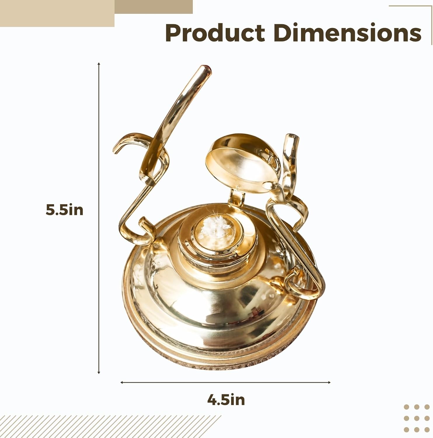 Brandy Warmer Decanter Stand, Metal Display Rack for Whiskey Cocktail, Gold Plated Coffee Glass Holder Stand, Decorative Warmer Set for Home Bar, Glassware Support for Irish Coffee