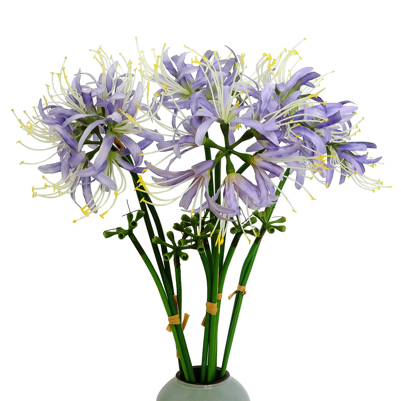 Amazon.co.jp: Qingriver 6 Sets 67cm Lycoris Radiata Artificial