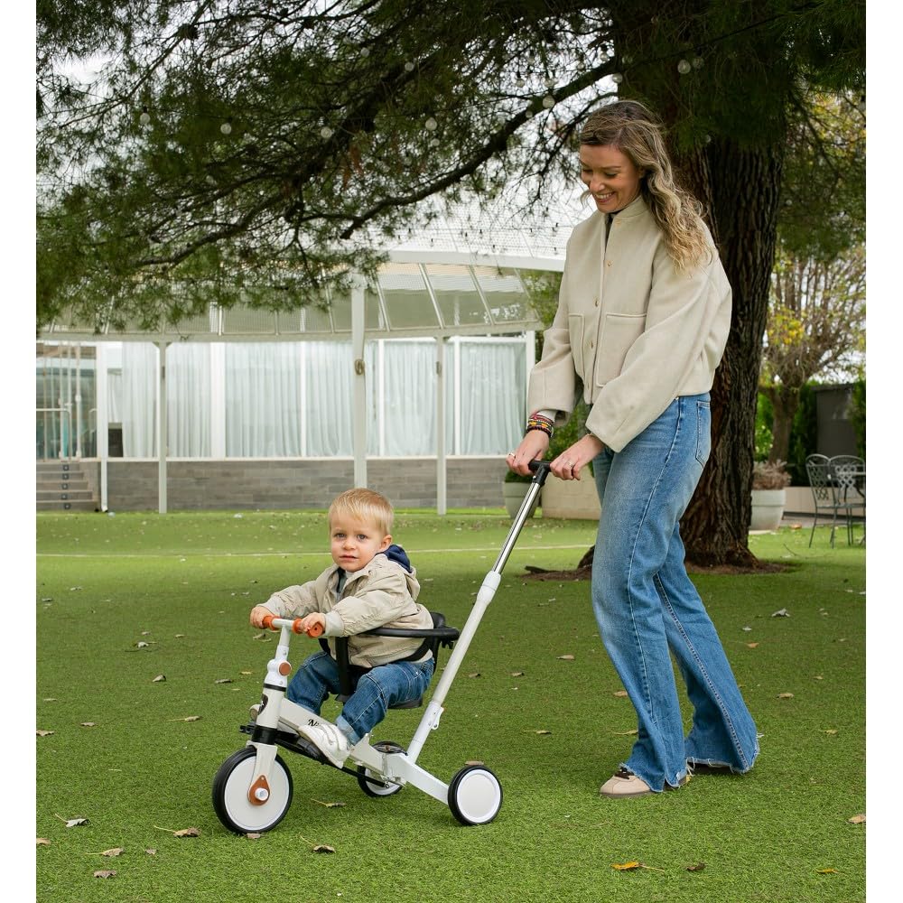 Interbaby Norby: 5 in 1 Dreirad und Laufrad mit Verdeck, 1 bis 5 Jahre