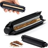 Rullo per sigarette conico da 110 mm, Rullo per tabacco, Arrotolatore per sigarette, Ausiliario per arrotolare il tabacco - Arrotolatore per sigarette efficiente e durevole (Nero) - 1