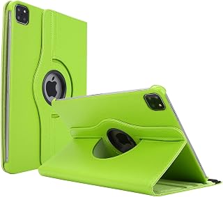 iPad Air 4th Gen 10.9" Slim Case, MVRYCE 360 Degree Rotating Case PU Leather Lightweight Folio Case Anti-Slip Kickstand Flip Case Cover for 2020 New iPad Air 4 10.9 inch (Green)