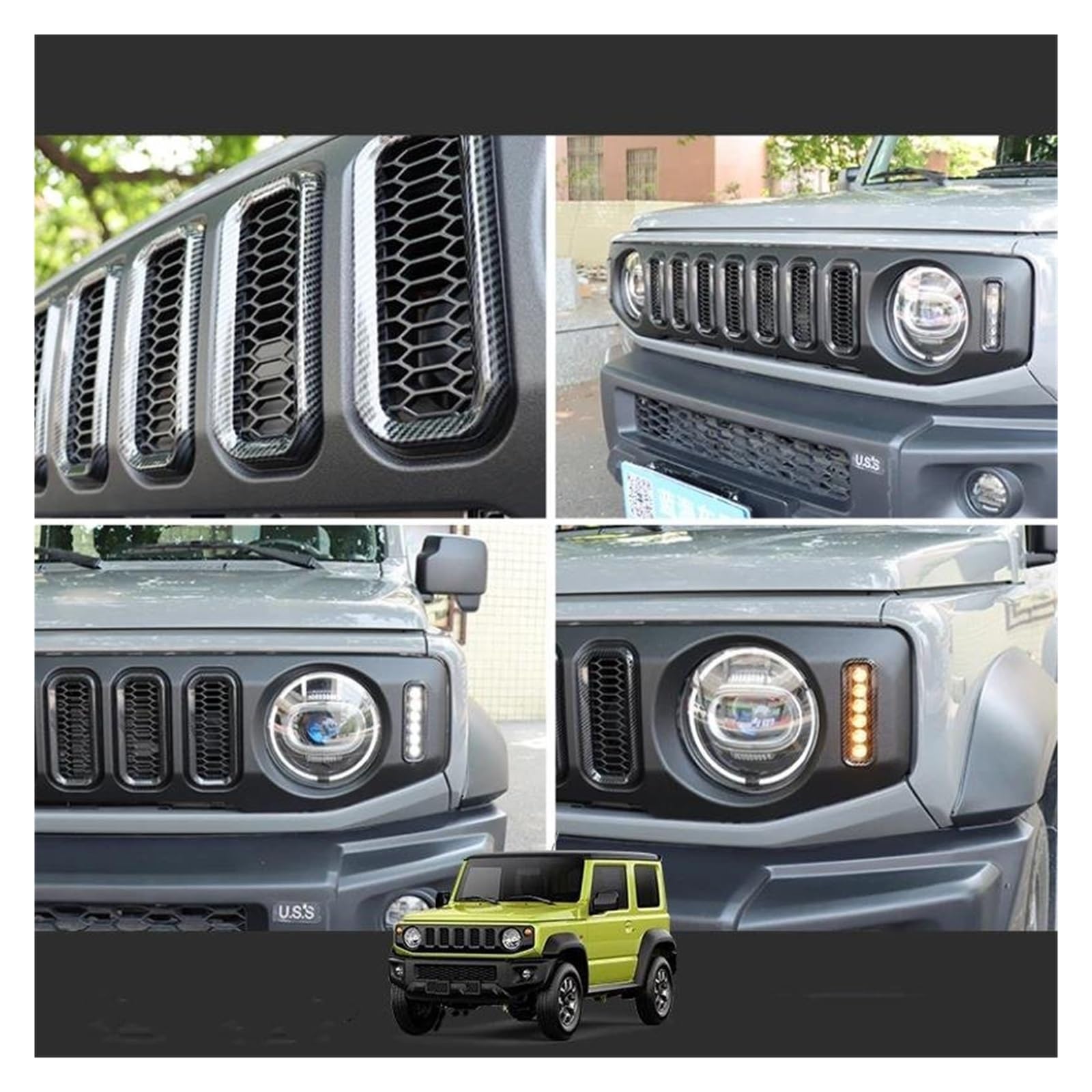 JB64W ジムニー　JB74Wジムニーシエラ　フロントグリル　新車取り外し　ラジエターグリル TOUGHフロントグリル ジムニー [JB64W]⁄ジムニーシエラ[JB74W