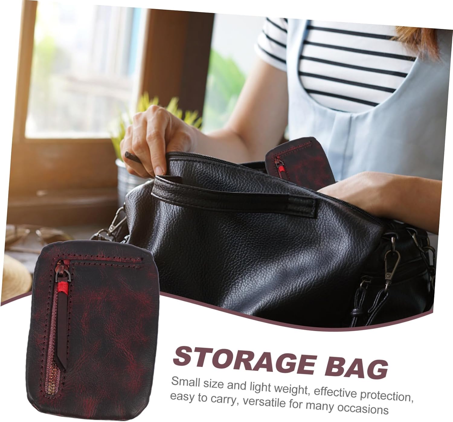 3pcs Usb Cable Storage Bag Portable Earphone Organizer Pouch for Data Cables Multipurpose Zipper Case Smooth Finish for Travel Outdoor Activities and Everyday Use